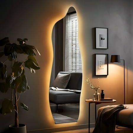 Smart Touch Led Mirror S-84| Full Length Mirror For Living Room