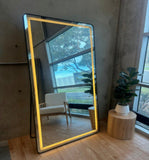 Smart Touch Led Mirror S-79| Full Length Mirror With Alluminium Frame | Standing Mirror For Living Room