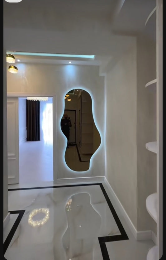 Smart Touch Led Mirror S-76| Full Length Mirror For Living Room