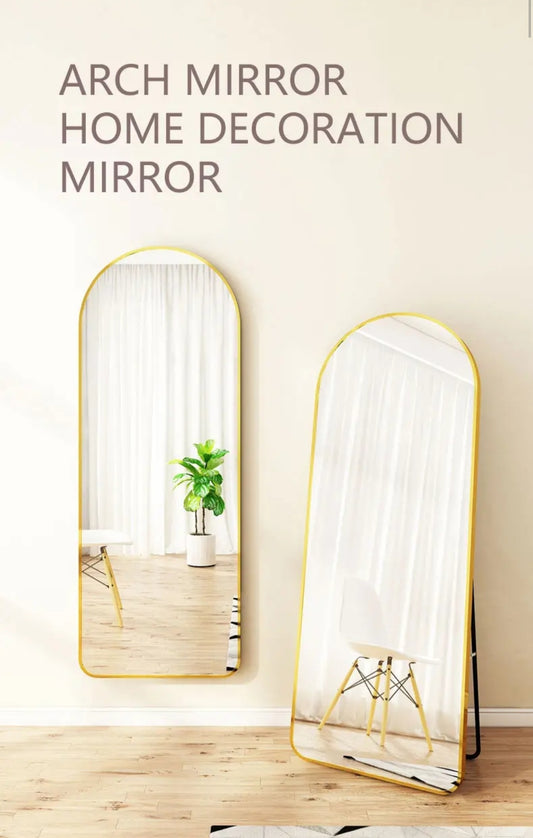 Standing Mirror with Alluminium Frame S-91 | Standing Mirror Without Lights