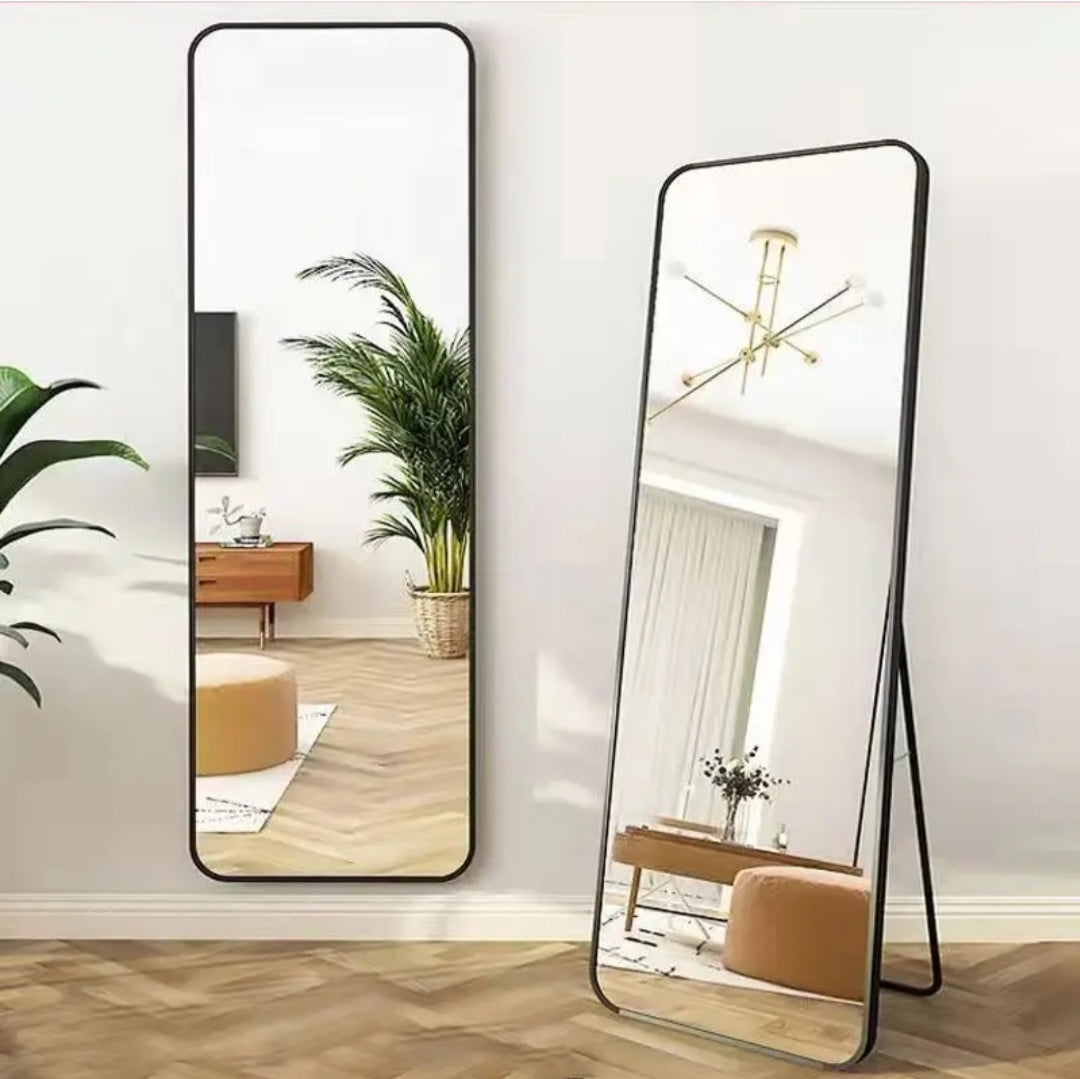 Standing Mirror with Alluminium Frame S-92 | Standing Mirror Without Lights