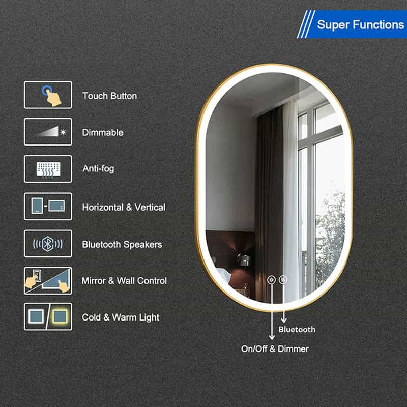 Smart Touch Led Mirror V-16