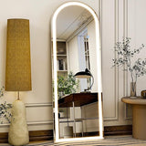 Smart Touch Led Mirror S-108| Full Length Mirror With Back Stand | Standing Mirror For Living Room