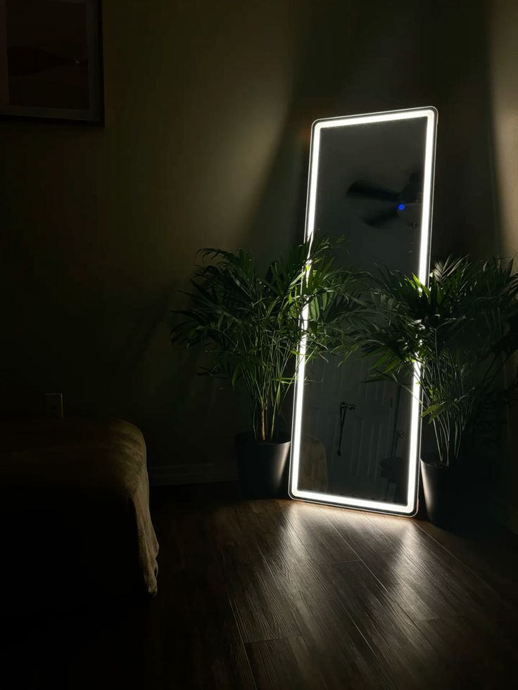 Smart Touch Led Mirror S-104| Full Length Mirror With Back Stand | Standing Mirror For Living Room